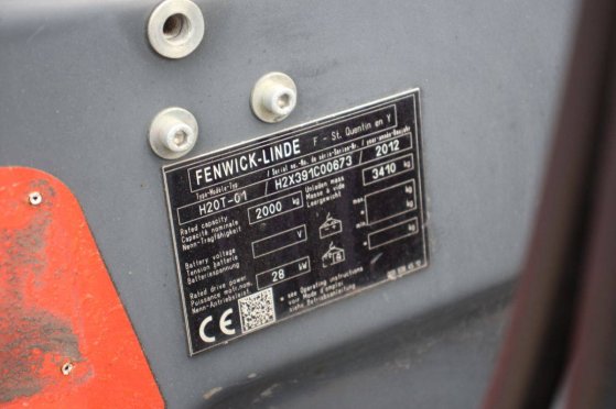 Forklift Fenwick-Linde H20T-01 LPG 2000kg 4.5m 2012 Fenwick-Linde H20T-01 2012 2 Forklift image 14