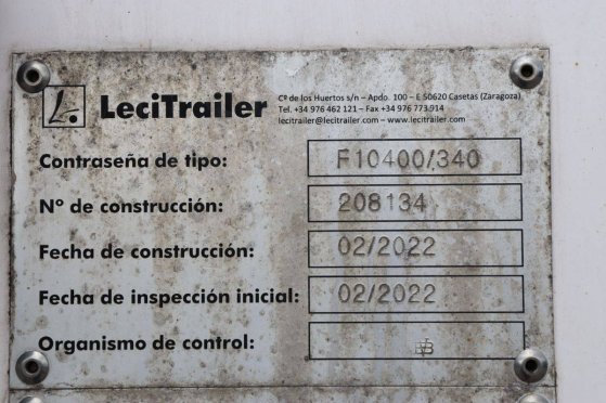 Reefer Semi-trailer Lecitrailer 3E20 38000kg 2022 Lecitrailer 3E20 2022 2 Refrigerated semi trailers image 14