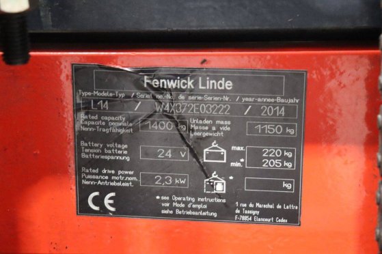 Stapelaar Linde L14 Elektrisch 1400kg 4.35m 2014 10042 2014 2 image 14