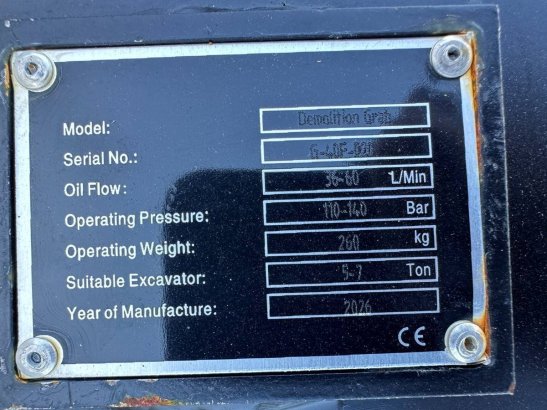Sorting grabber G-Force G-40F 2026 New G-Force G-40F 2026 1 image 14