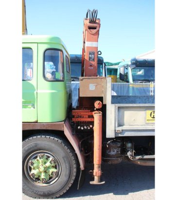 Crane truck Scania LB81 S54 Diesel 205hp 1980 LB81 S54 1980 2 Crane trucks image 14