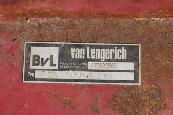 Flail mower BVL WT 275 2006 BVL - van Lengerich WT 275 2006 2 image 29