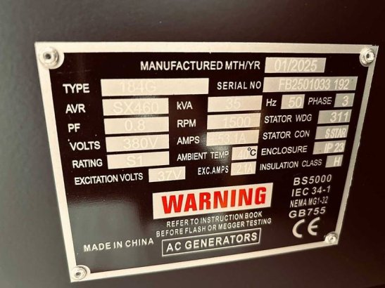 Generator RTE 7310 Diesel 35kVA 2026 New RTE 7310 2026 1 Generators image 14