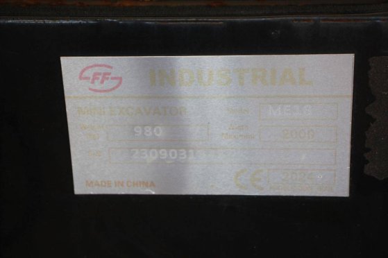 Mini Excavator FF Industrial ME18 Diesel 2024 New FF Industrial ME18 2024 1 image 29