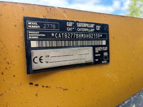 Skid steer loader Caterpillar 277B Diesel 57kW 2005 277B 2005 2 image 14
