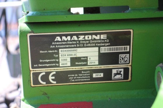 Maize planter Amazone EDX 6000-2C 2014 Amazone EDX 6000-2C 2014 2 image 14