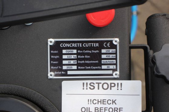 Loncin CQ450 Petrol Asphalt Saw 2025 New Loncin CQ450 2025 1 image 14