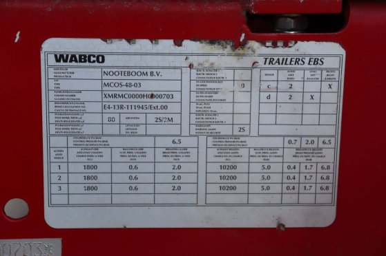 Semi-Low Loader Nooteboom MCOS-48-03 2017 Nooteboom MCOS-48-03 2017 2 Lowloader semi-trailers image 14