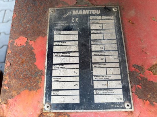 Articulating boom lift Manitou 160ATJ Diesel 16m 2010 160ATJ 2010 2 image 14