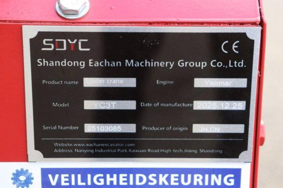 Crane SDYC YC3T Diesel 3000kg 9.0m 2025 New SDC YC3T 2025 1 Other cranes image 14