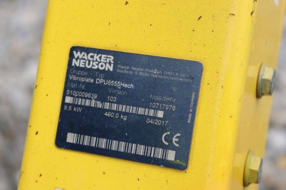 Trilplaat Wacker Neuson DPU6555Hech Diesel 2017 Neuson DPU6555Hech 2017 2 image 14