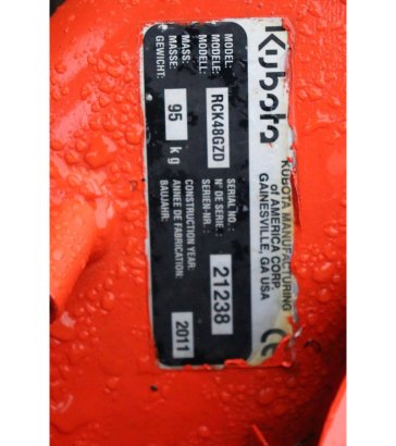 Ride-on mower Kubota GZD21 Diesel 15.6kW 2011 GZD21 2011 2 image 14