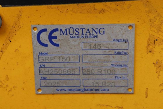 Mustang Sorting Grab GRP150 CW10 2025 Mustang GRP150 2025 2 image 14