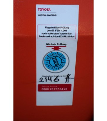Toyota SWE120 Electric Stacker 1200kg 3.3m 2017 SWE120 2017 2 image 15