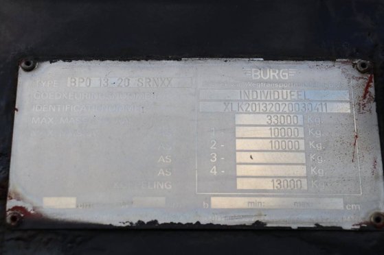 Curtain-sided semi-trailer Burg BPO 13-20 SRNXX 2002 Burg BPO 13-20 SRNXX 2002 2 image 15