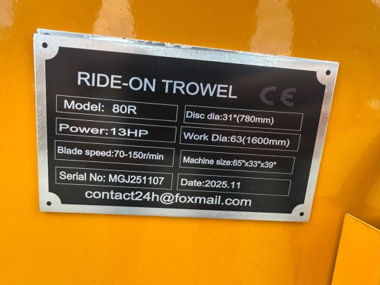 Concrete Polisher SDLOOL 80R Petrol 2025 New SDLOOL 80R 2025 1 image 15