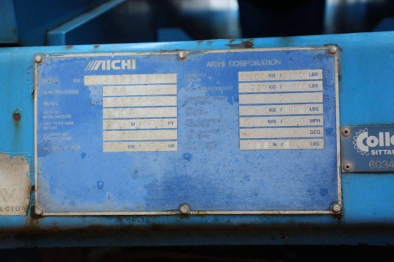 Telescopic boom lift Aichi SR21A Diesel 22.8m 2003 Aichi SR21A 2003 2 image 15