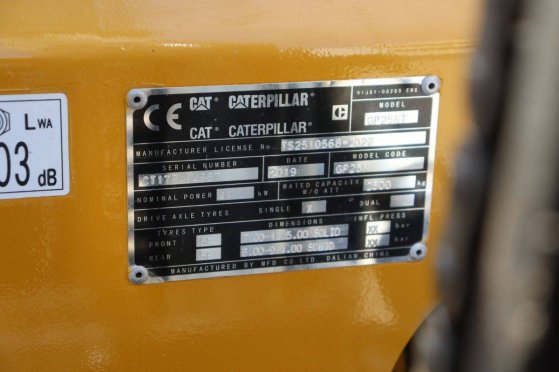 Forklift Caterpillar GP25NT LPG 2500kg 5.5m 2019 GP25NT 2019 2 Forklift image 15