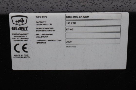 Skid steer loader Giant GS950T Diesel 2025 Giant GS950T Compact Track Loader 2025 2 image 15