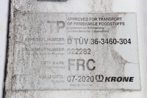 Reefer Semi-trailer Krone SD 2014 9357 2014 2 Refrigerated semi trailers image 15