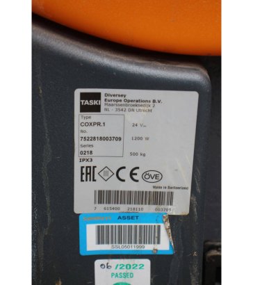 Scrubbing machine Taski Swingo COXPR.1 Electric 1200W 2018 Taski Swingo COXPR.1 2018 2 image 15