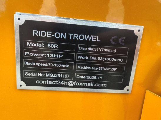 Concrete Polisher SDLOOL 80R Petrol 2025 SDLOOL 80R 2025 2 image 15