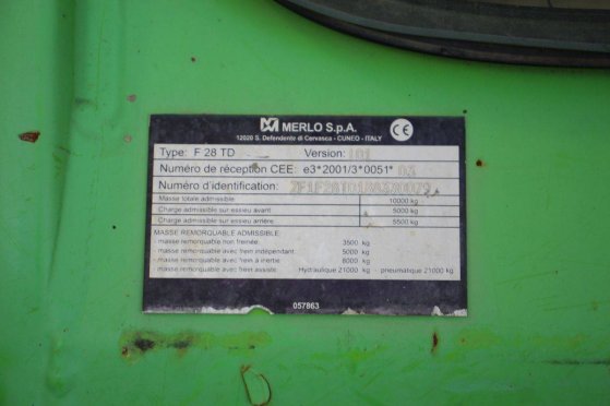 Merlo P40.7 Telehandler Diesel 4000kg 7m 2008 P40.7 2008 2 image 30