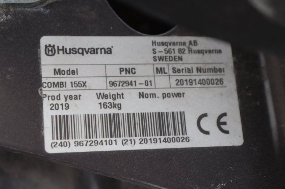 Husqvarna COMBI 155X 2019 Mower Deck COMBI 155X 2019 2 image 15