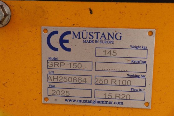 Mustang GRP150 CW05 2025 Sorting Grab New Mustang GRP150 2025 1 image 15