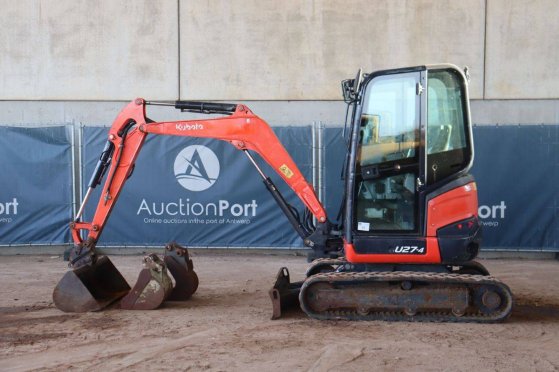 Crawler excavator Kubota U27-4 Diesel 15.5kW 2016 10085 2016 2 Crawler Excavators image 2