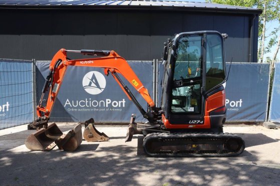 Crawler excavator Kubota U27-4 Diesel 15.5kW 2016 10085 2016 2 Crawler Excavators image 2