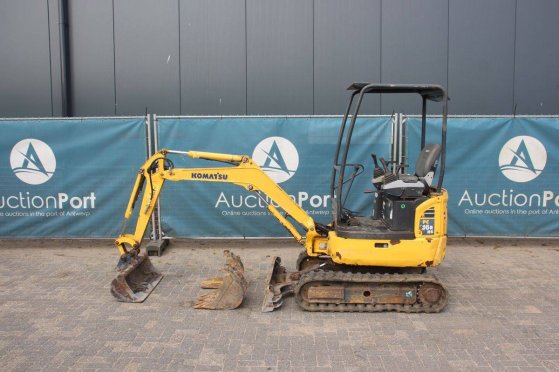 Mini excavator Komatsu PC16R-3HS Diesel 11.8kW 2012 PC16R-3HS 2012 2 image 2