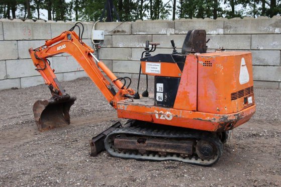Mini excavator Atlas 120 Diesel 36.5kW 1990 120 1990 2 image 2