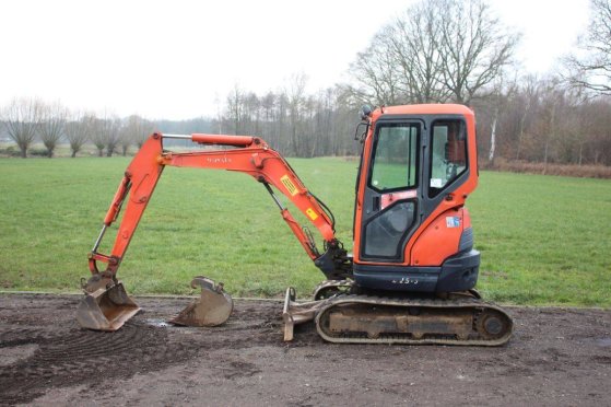 Mini excavator Kubota U25-3 Diesel U25-3 2 Crawler Excavators image 2