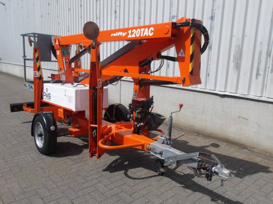 Trailer-mounted aerial work platform Nifty 120TAC Electric 12.20m 2016 Niftylift 120TAC 2016 2 image 2