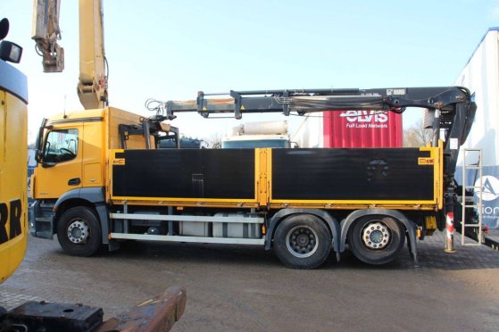 Crane truck Mercedes-Benz Antos 2540 Diesel 2014 Mercedes-Benz Antos 2540 2014 2 Crane trucks image 2