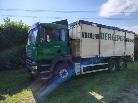 Tipper Truck MAN TGA 26.310 TGA 26.310 2 Dump trailers image 2