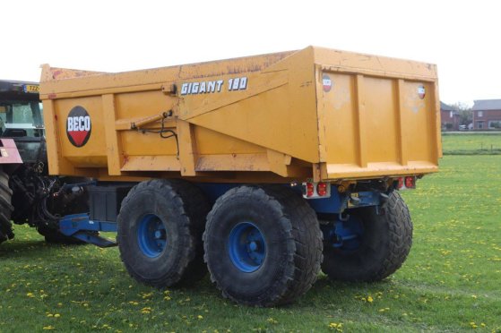 Agricultural Tipper Beco GIGANT 180 2001 Beco GIGANT 180 2001 2 Dump trailers image 3