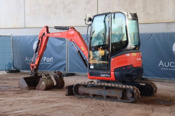 Crawler excavator Kubota U27-4 Diesel 15.5kW 2016 10085 2016 2 Crawler Excavators image 3