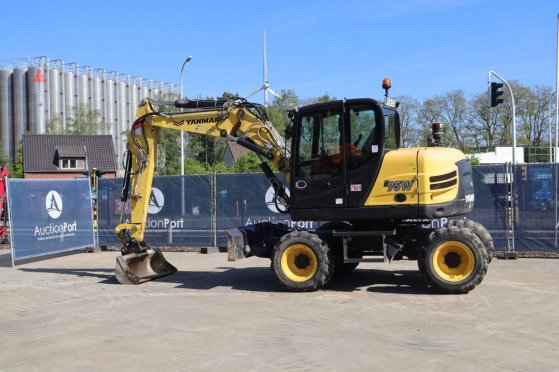 Wheel excavator Yanmar B95W Diesel 74.4kW 2021 B95W 2021 2 Wheeled Excavators image 3