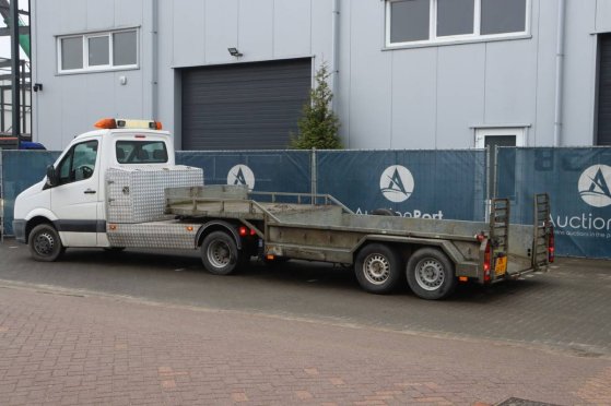 Car Transporter Truck Volkswagen Crafter Diesel 163hp 2015 VELDHUIZEN DO 2008 2 Flatbed open trailers image 3