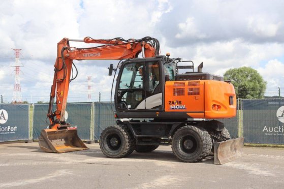 Wheel excavator Hitachi ZX140W-6 Diesel 105kW 2018 ZX140W-6 2018 2 Wheeled Excavators image 3