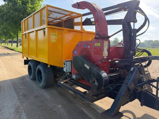 Chip Cart Combi OBM TP250PH 2004 With Wood Chipper TP250PH 2004 2 image 3