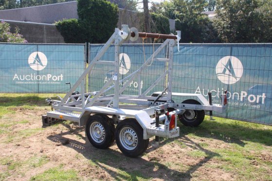 Cable reel trolley Ta-No 3500kg ta-no 2 Flatbed open trailers image 3