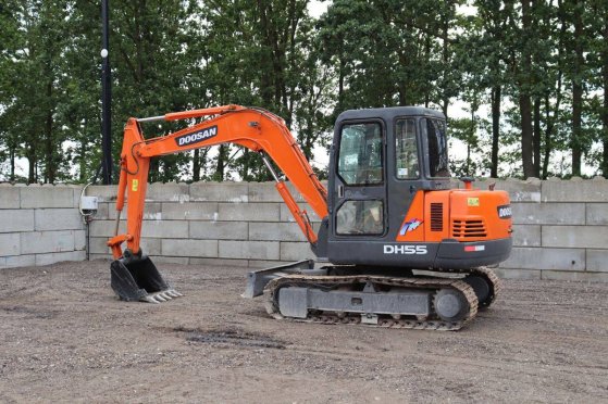 Rupsgraafmachine Doosan DH55-V Diesel Doosan DH55-V 2 Crawler Excavators image 3