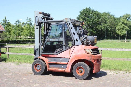 Linde H60T-01 LPG 6000kg Forklift 2011 H60T-01 2011 2 Forklift image 3