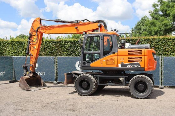 Doosan DX170W-5 Diesel Wheeled Excavator 113kW 2017 Doosan DX170W-5 2017 2 Wheeled Excavators image 3