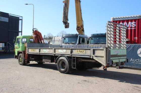 Crane truck Scania LB81 S54 Diesel 205hp 1980 LB81 S54 1980 2 Crane trucks image 3