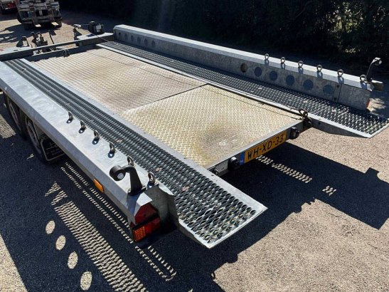 Machine transporter Saris Saris Machinetransporter 2003 2 Flatbed open trailers image 17