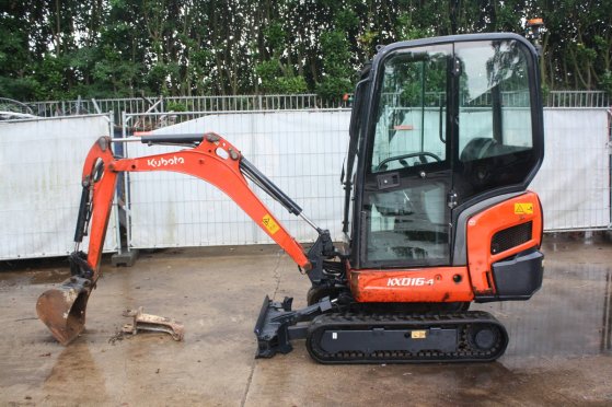 Mini excavator Kubota KX016-4 Diesel 2014 KX016-4 2014 2 image 3